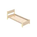 Кровать Solarius Мишка орто основание mkr-obiv-rs3-van80-200-orto 90 x 80 x 210 см дерево цвет бежевый/ванильный