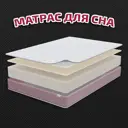 Матрас Русский матрац Морион 72683_140_200 140x200x20 см беспружинный 2-спальный