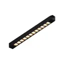 Трековый светильник линейный светодиодный Hesby lighting Hsbl_0144 30 Вт однофазный теплый белый (желтый) свет цвет черный