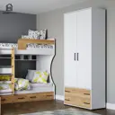 Шкаф Homegrad 010502/00 85x220x45 см ЛДСП цвет дуб крафт золотой