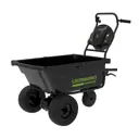 Садовая тележка самоходная аккумуляторная Greenworks 7400607 82 В 106 л без АКБ и ЗУ