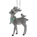 Елочная игрушка 811151 10 см x 2 см серый/серебристый