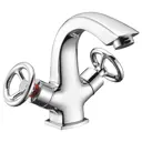 Смеситель для раковины Elghansa New Wave Sigma 19A7595 Двухвентильный цвет хром
