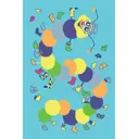 Ковер Agnella Funky Top Iwo Azure прямой 200x280 см полипропилен