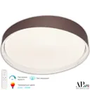 Светильник настенно-потолочный светодиодный Arte Perfetto Luce Genoa 3302.8268-400-80.coffee с пультом управления нейтральный белый свет цвет белый