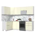 Кухонный гарнитур Kameol Франция УТ000588593 250x217x150 см ЛДСП цвет кремовый