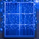 Электрогирлянда комнатная Luazon Lighting 5204429 Занавес 2x1.5м 360 ламп синий 1 режим работы