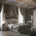 Кровать Трия Адель 143x115x207 см ЛДСП цвет кремовый