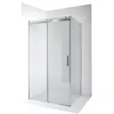 Душевая перегородка Ambassador 19021103HX-120HX 120x200см хромированный профиль