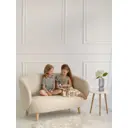 Диван прямой Диван не мебель Мод id000130-JawaCream01 130x65x74 см велюр цвет бежевый;светло-бежевый;кремовый