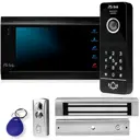Комплект видеодомофона Ps-link KIT-7627BB-18 7" цвет черный