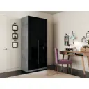 Шкаф распашной Мебельная компания е1 LCKSch_1000_BT 101x220x52.5 см бетон ЛДСП