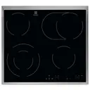 Электрическая варочная панель Electrolux EHF6346XOK 57.6 см 4 конфорки цвет черный