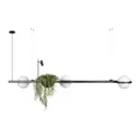 Светильник подвесной светодиодный Loft It Jardin 10121-c 16.4 м² теплый белый (желтый) свет цвет белый/черный