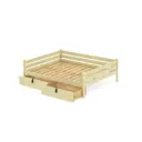Кровать Solarius Tahta160-180van-2yash 170 x 63 x 190 см сосна цвет бежевый