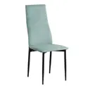 Кухонный стул Клик Мебель Волна 41x101x51 см велюр цвет бирюзовый