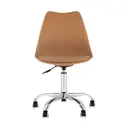 Офисное кресло Stool group Lightbrown 54x100x53 см искусственная кожа цвет светло-коричневый
