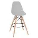 Барный стул Dobrin DSW Bar LMZL 56x108x56 см полипропилен цвет светло-серый