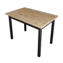 Кухонный стол прямоугольный Solarius Стол кухонный классика 130x40 см массив дерева цвет лакированный;венге