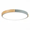 Люстра потолочная светодиодная EVOLUCE DELIA 14 м² нейтральный белый свет цвет серый