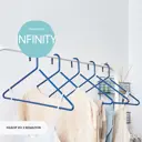 Набор вешалок Infinity 3 шт. 40.5х0.7х21.5 см. цвет синий