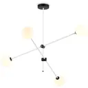 Люстра потолочная светодиодная Ambrella Traditional tr2505 12 м² теплый белый (желтый) свет цвет белый