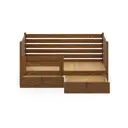 Кровать Solarius Det-spin70-160temd-full-2yash 80 x 101 x 170 см сосна цвет коричневый