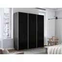 Шкаф-купе Мебельная компания е1 550276 230x180х57 см 10 полок лдсп цвет серый диамант