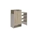 Шкаф для обуви Мк стиль 105.3x101x38.5 см 5 полок ЛДСП цвет разноцветный