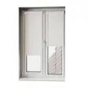 Рулонная штора блэкаут Унистайл RKRBLBEL052200, 52x200 см, цвет белый