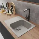 Мойка для кухни Mixline NL-TM18 66x53 см глубина чаши 190 см искусственный камень цвет серый
