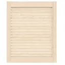 Дверь жалюзийная деревянная Timber&Style 550х444х20мм сосна Экстра