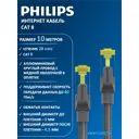 Интернет кабель/патч-корд Philips CAT.8 SWN7110G/56 плетённый 28AWG 10 м