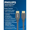 Кабель HDMI 2.1 Philips SWV7150/56 8К 28AWG 5 м