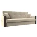 Диван Лига диванов Валенсия 210x90x85 см микровельвет цвет бежевый