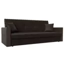 Диван Лига диванов Валенсия 210x90x85 см экокожа цвет коричневый