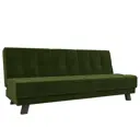 Диван прямой Лига Диванов Винсент 188x85x86 см микровельвет цвет зеленый