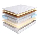 Матрас Dreamexpert Natural Mix Soft PS500 DEXDE7628299 80x170x22 см независимый пружинный блок 1-спальный