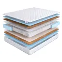 Матрас Dreamexpert Optima Foam Hard PS500 DEXDE7620950 185x185x23 см независимый пружинный блок 2-спальный