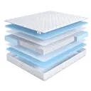 Матрас Dreamexpert Optima Foam PS1000 DEXDE7619312 85x170x21 см независимый пружинный блок 1-спальный