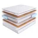 Матрас Dreamexpert Optima Holl Hard PS1000 DEXDE7608388 110x175x23 см независимый пружинный блок 1.5-спальный