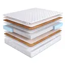 Матрас Dreamexpert Optima Holl Hard PS1000 DEXDE7608538 135x175x23 см независимый пружинный блок 1.5-спальный