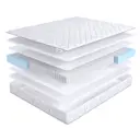 Матрас Dreamexpert Optima Holl PS1000 DEXDE7620369 125x180x21 см независимый пружинный блок 1.5-спальный