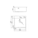 Мойка для кухни Gerhans K35050/K4855A-9 50x50 см глубина чаши 22 см нержавеющая сталь цвет сатин