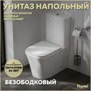 Унитаз-компакт Teymi Lori T40309 напольный безободковый с сиденьем микролифт