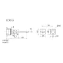 Смеситель для раковины SANCOS Linn SC9021MB c внутренней частью черный матовый