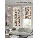 Рулонная штора At Home Нертонс AT770064068, 68x170 см, цвет разноцветный