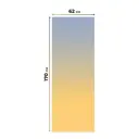 Рулонная штора At Home Клартис AT782277062, 62x170 см, цвет синий, желтый