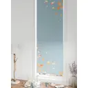 Рулонная штора блэкаут At Home Флорко AT780050 57x170 см, цвет синий