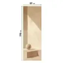 Рулонная штора блэкаут At Home AT780806, 57x170 см, цвет бежевый, коричневый